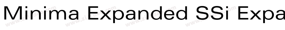 Minima Expanded SSi Expanded字体转换